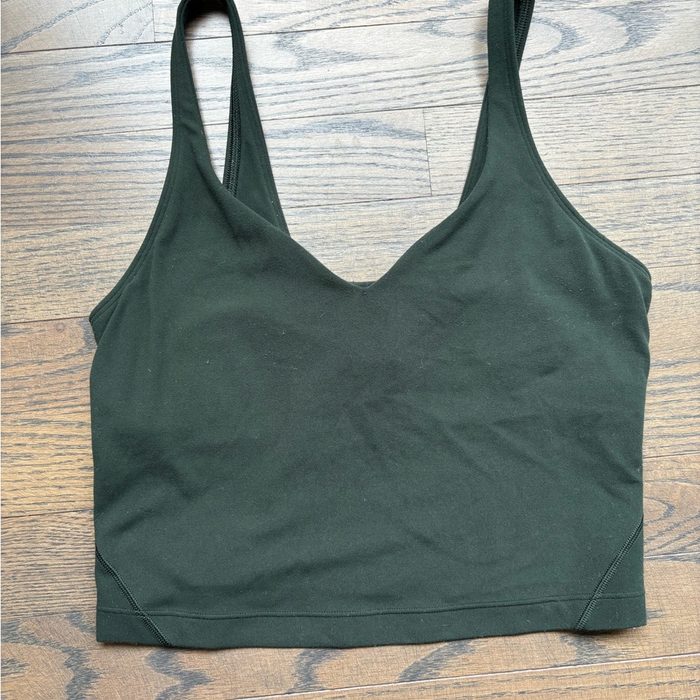 Lululemon Dark Green Sports Bra
